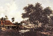 Meindert Hobbema The Water Mill oil